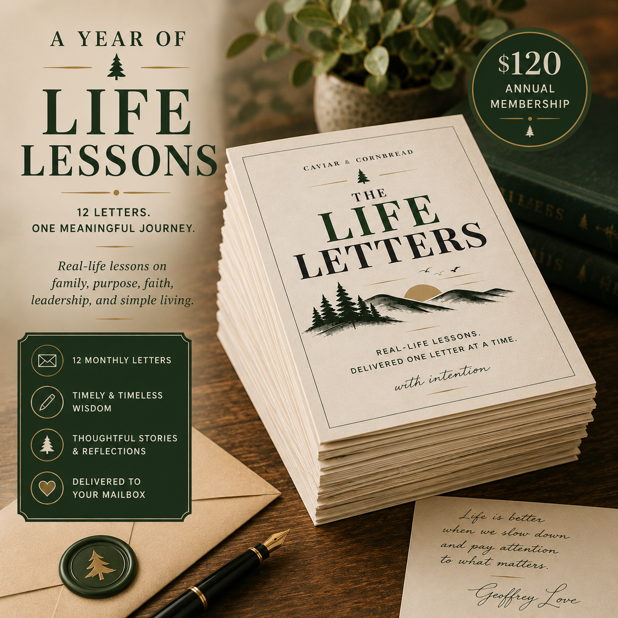 The Life Letters - Annual Membership